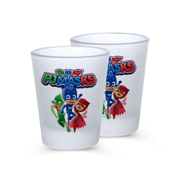 PJ masks, Σφηνοπότηρα γυάλινα 45ml του πάγου (2 τεμάχια)