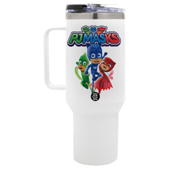 PJ masks, Mega Stainless steel Tumbler with lid, double wall 1,2L