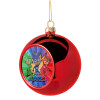 PJ masks, Χριστουγεννιάτικη μπάλα δένδρου Κόκκινη 8cm