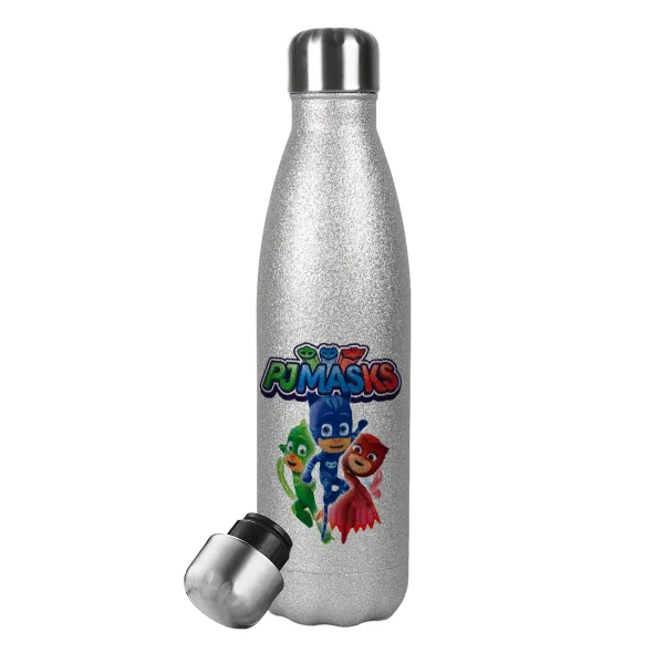 PJ masks — Glitter Aσημένιο (500ml)