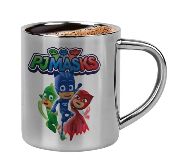 PJ masks — Double-wall metal cup for espresso (220ml)