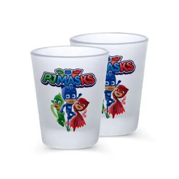 PJ masks, Σφηνοπότηρα γυάλινα 45ml του πάγου (2 τεμάχια)