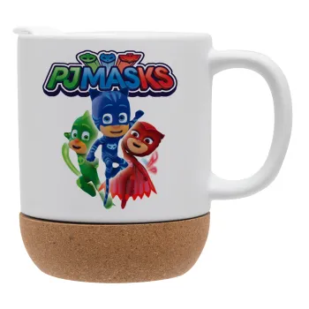 PJ masks, Ceramic coffee mug Cork (MAT), 330ml