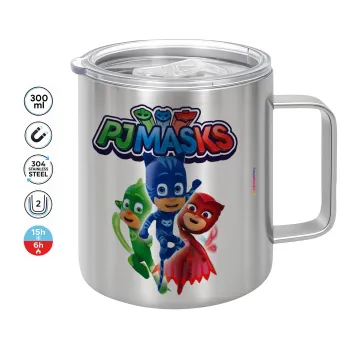 PJ masks, Κούπα Ανοξείδωτη διπλού τοιχώματος 300ml