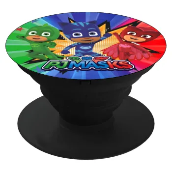 PJ masks, Phone Holders Stand  Black Hand-held Mobile Phone Holder