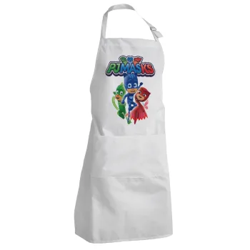 PJ masks, Adult Chef Apron (with sliders and 2 pockets)