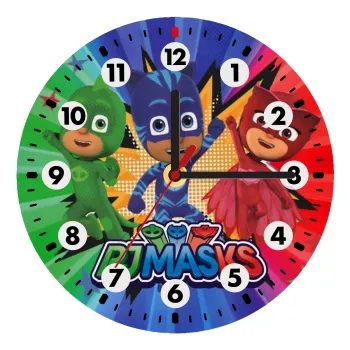 PJ masks, Wooden wall clock (20cm)