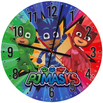 PJ masks, Ρολόι τοίχου ξύλινο (30cm)