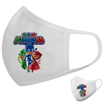 PJ masks, Μάσκα υφασμάτινη υψηλής άνεσης παιδική (Δώρο πλαστική θήκη)