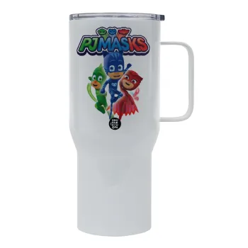 PJ masks, Mega Stainless steel Tumbler with lid, double wall 750L