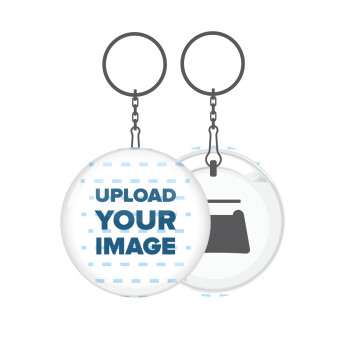 Upload your logo, Μπρελόκ μεταλλικό 5cm με ανοιχτήρι