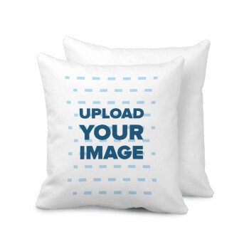 Upload your logo, Sofa cushion 40x40cm includes filling