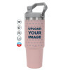 Pink color, 890ml (30oz) stainless Steel Tumbler with Handle