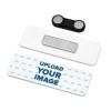Name Tags/Badge Plexiglass  με μαγνήτη ασφαλείας (75x25mm)