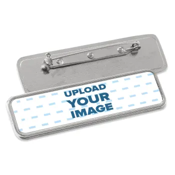 Το δικό σου σχέδιο, Name Tags/Badge Metal Pin/Safety  (7x2cm)