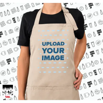 Το δικό σου σχέδιο, Ποδιά μακριά Σεφ ολόσωμη με τσέπες SAND (ΕΝΗΛΙΚΩΝ)