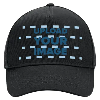 Το δικό σου σχέδιο, Καπέλο Ενηλίκων Ultimate ΜΑΥΡΟ, (100% ΒΑΜΒΑΚΕΡΟ DRILL, ΕΝΗΛΙΚΩΝ, UNISEX, ONE SIZE)