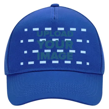 Το δικό σου σχέδιο, Καπέλο Ενηλίκων Ultimate ΜΠΛΕ, (100% ΒΑΜΒΑΚΕΡΟ DRILL, ΕΝΗΛΙΚΩΝ, UNISEX, ONE SIZE)