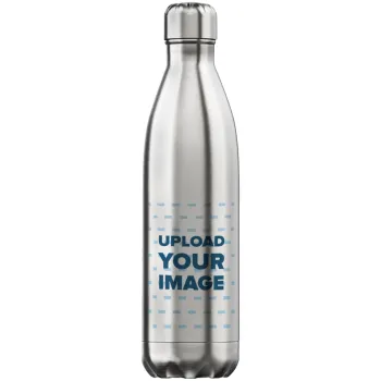 Το δικό σου σχέδιο, Μεταλλικό παγούρι θερμός Inox (Stainless steel), διπλού τοιχώματος, 750ml