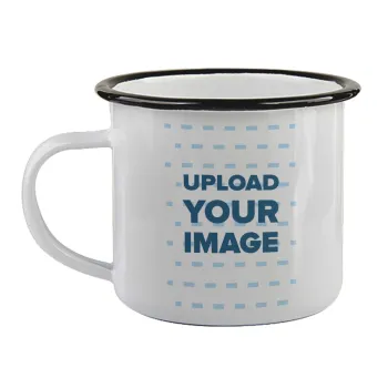 Το δικό σου σχέδιο, Κούπα εμαγιέ με μαύρο χείλος 360ml