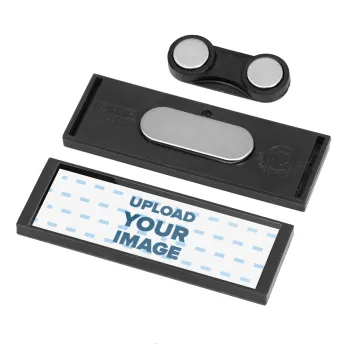Το δικό σου σχέδιο, Name Tags/Badge Anthracite με μαγνήτη ασφαλείας