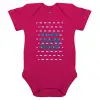 Βρεφικό φορμάκι μωρού, 0-18 μηνών, ΡΟΖ, 100% Organic Cotton, κοντομάνικο