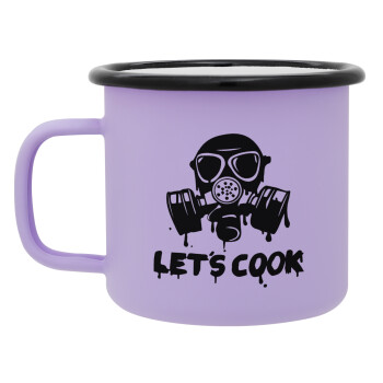 Let's cook mask, Κούπα Μεταλλική εμαγιέ ΜΑΤ Light Pastel Purple 360ml