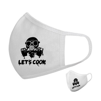 Let's cook mask, Μάσκα υφασμάτινη υψηλής άνεσης παιδική (Δώρο πλαστική θήκη)