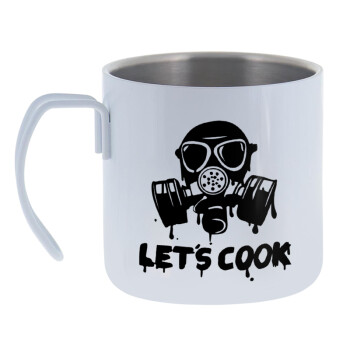 Let's cook mask, Mug Stainless steel double wall 400ml