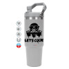 GREY color, 890ml (30oz) stainless Steel Tumbler with Handle