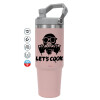 Pink color, 890ml (30oz) stainless Steel Tumbler with Handle