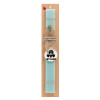 Easter Set, wooden keychain & aromatic flat Easter candle (30cm) (TURQUOISE)