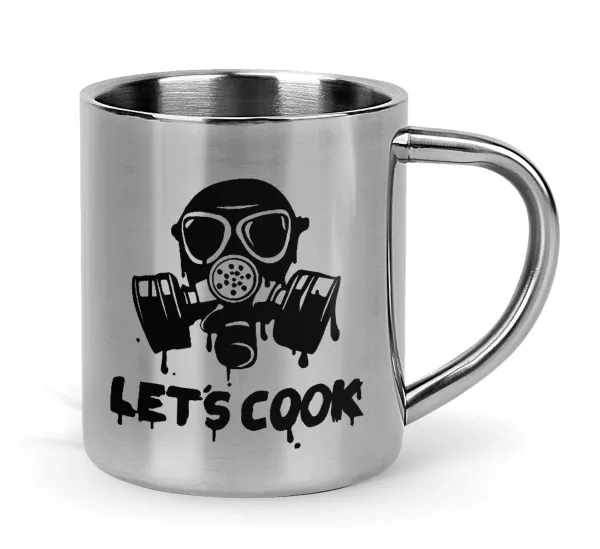 Let's cook mask — Mug Stainless steel double wall 300ml