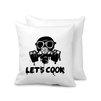 Let's cook mask, Μαξιλάρι καναπέ 40x40cm περιέχεται το  γέμισμα