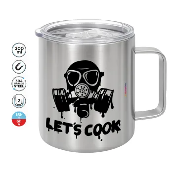 Let's cook mask, Mug Stainless steel double wall 300ml