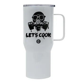 Let's cook mask, Tumbler με καπάκι, διπλού τοιχώματος (θερμό) 750L