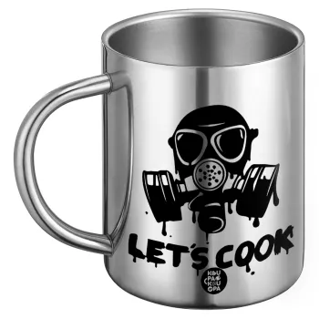Let's cook mask, Ανοξείδωτη Μεταλλική Κούπα 450ml - Διπλού Τοιχώματος
