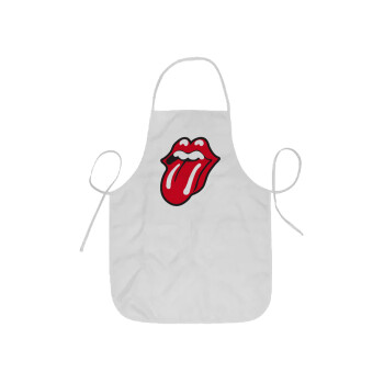 Rolling Stones Kiss, Ποδιά Σεφ ολόσωμη κοντή  Παιδική (44x62cm)