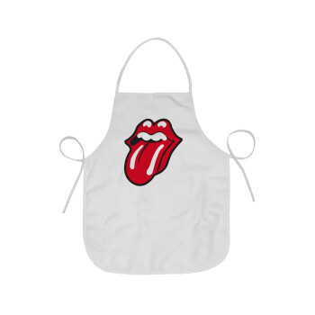Rolling Stones Kiss, Chef Apron Short Full Length Adult (63x75cm)
