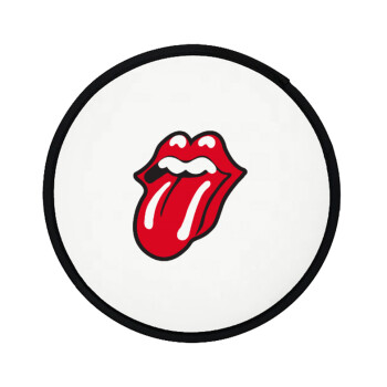 Rolling Stones Kiss, Βεντάλια υφασμάτινη αναδιπλούμενη με θήκη (20cm)