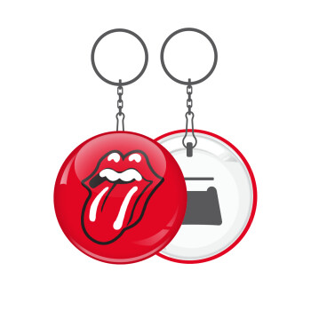 Rolling Stones Kiss, Μπρελόκ μεταλλικό 5cm με ανοιχτήρι