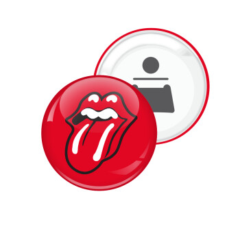Rolling Stones Kiss, Μαγνητάκι και ανοιχτήρι μπύρας στρογγυλό διάστασης 5,9cm