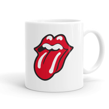 Rolling Stones Kiss, Ceramic coffee mug, 330ml (1pcs)
