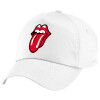 5-Panel Cap White, 100% Cotton (Twill), (UNISEX, ONE SIZE)