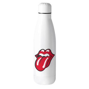 Rolling Stones Kiss, Μεταλλικό παγούρι θερμός (Stainless steel), 500ml