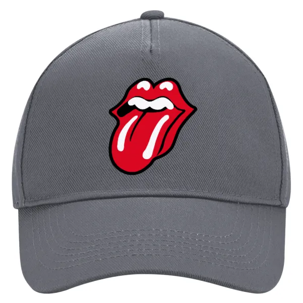 Rolling Stones Kiss — Καπέλο Ενηλίκων Ultimate Γκρι, (100% ΒΑΜΒΑΚΕΡΟ DRILL, ΕΝΗΛΙΚΩΝ, UNISEX, ONE SIZE)