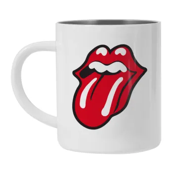 Rolling Stones Kiss, Mug Stainless steel double wall 300ml
