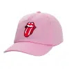 Καπέλο Ενηλίκων Baseball, 100% Βαμβακερό,  ΡΟΖ (ΒΑΜΒΑΚΕΡΟ, ΕΝΗΛΙΚΩΝ, UNISEX, ONE SIZE)