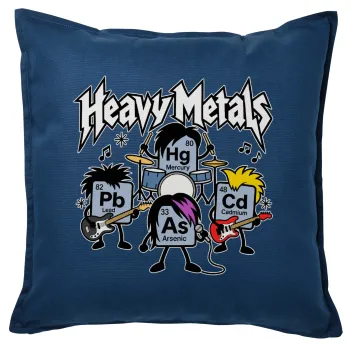Heavy metals chemical — Sofa cushion Blue 50x50cm includes filling