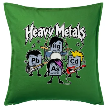Heavy metals chemical — Sofa cushion Green 50x50cm includes filling